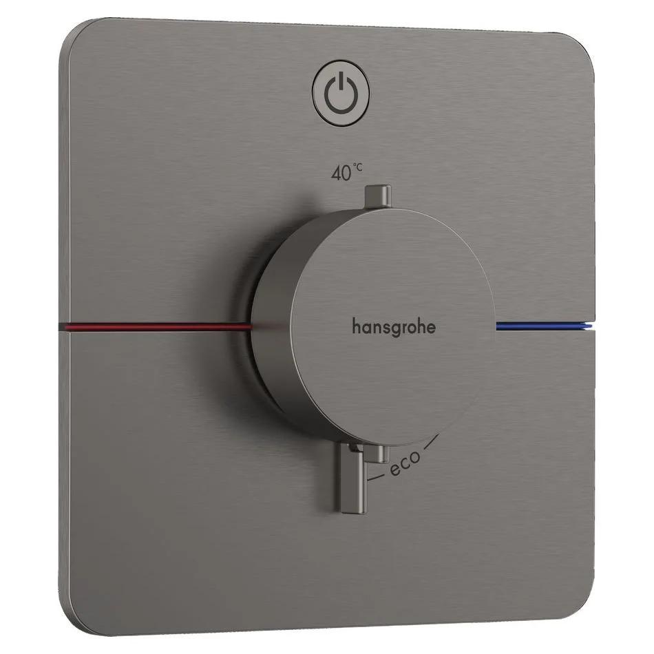 Термостат прихованого монтажу Hansgrohe ShowerSelect Comfort Q на 1 функцію, Brushed Black Chrome (15581340)