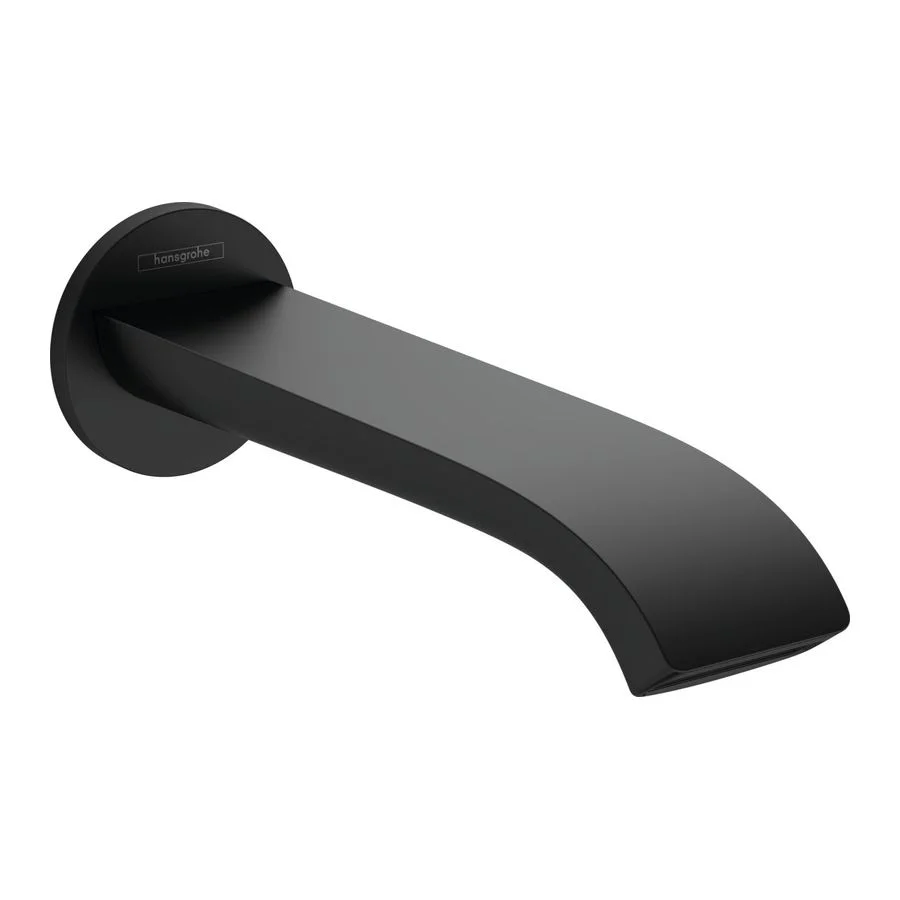 Вилив на ванну Hansgrohe Vernis виступ 202 мм, чорний матовий (75410670)