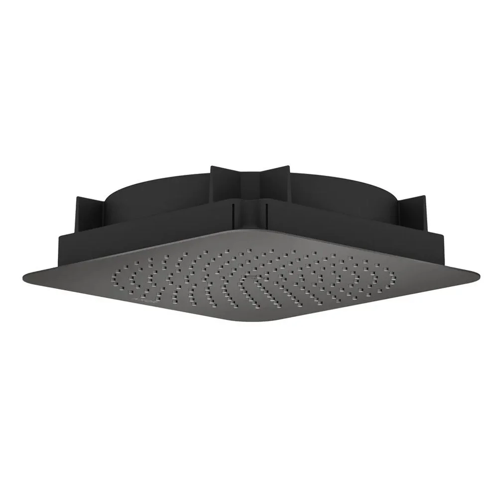 Верхній душ Axor Citterio C 270х270 1jet вбудований EcoSmart+, Brushed Black Chrome (28795340)