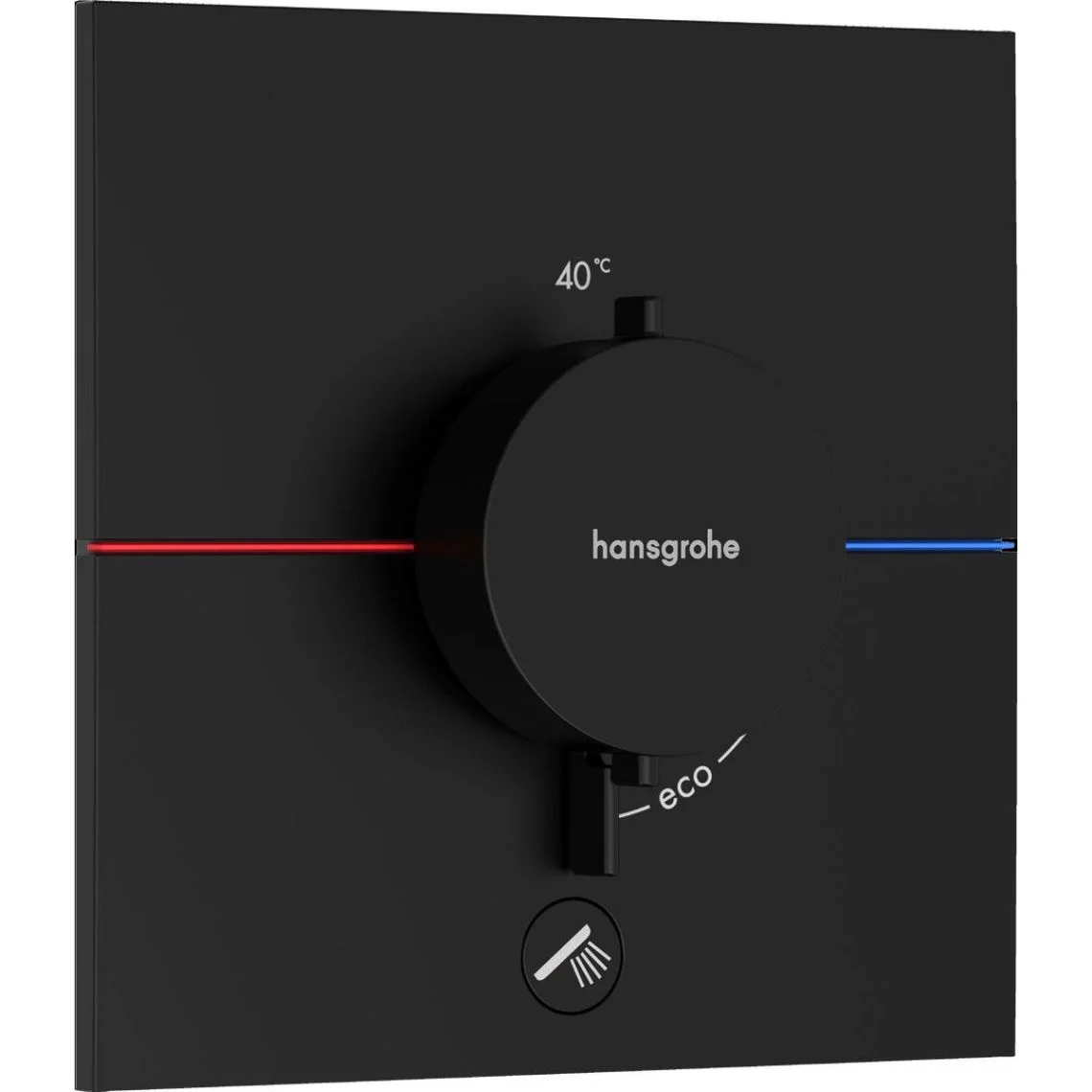 Термостат прихованого монтажу Hansgrohe ShowerSelect Comfort E HighFlow на 1 функцію, Matt Black (15575670)