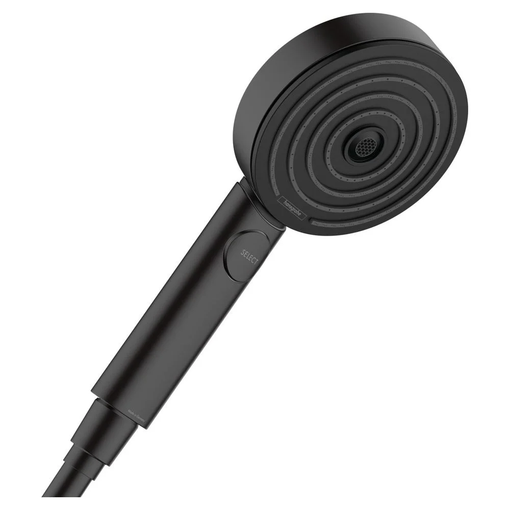 Ручний душ Hansgrohe Pulsify Select Activation 105 3jet EcoSmart, чорний матовий (24100670)