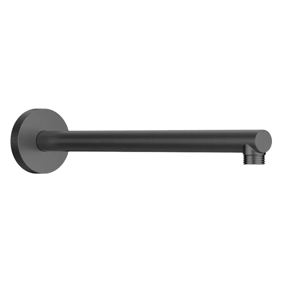 Тримач верхнього душу Hansgrohe S 390 мм, Brushed Black Chrome (24357340)