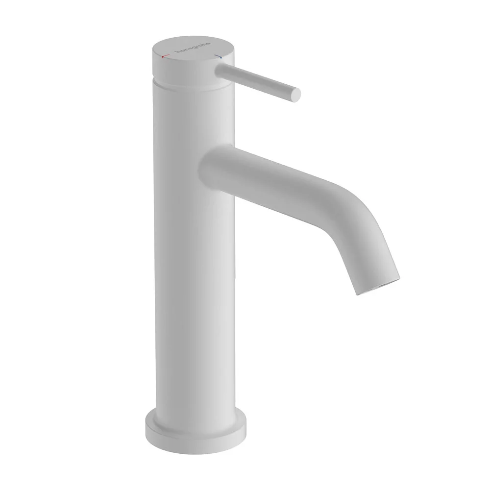 Змішувач для умивальника Hansgrohe Tecturis S 110 CoolStart без донного клапана, Matt White (73312700)