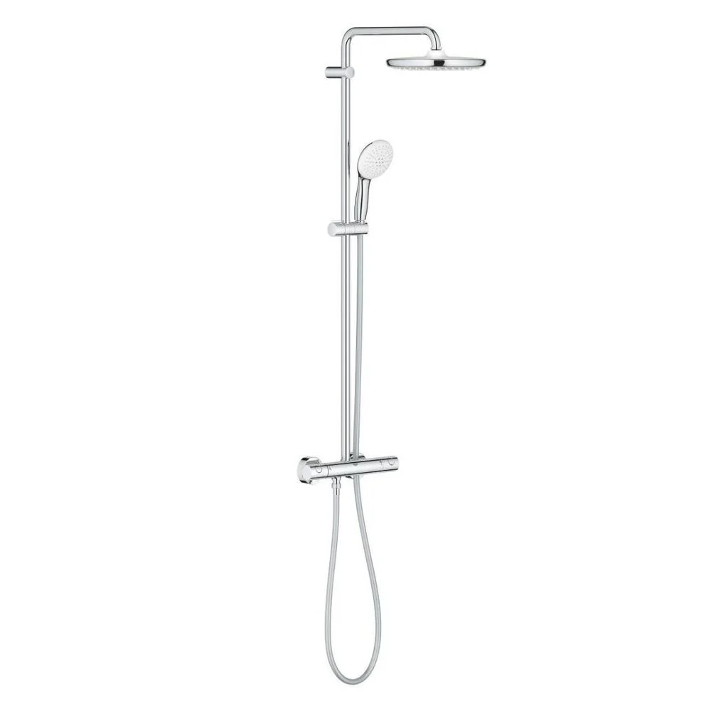 Душова система Grohe Tempesta System 250 з термостатом для настінного монтажу, хром (26670001)