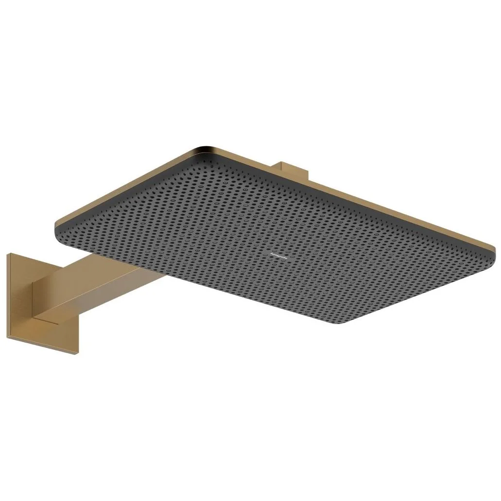 Верхній душ Hansgrohe Raindance Alive Q 340/210 2jet із тримачем, Brushed Bronze (24550140)