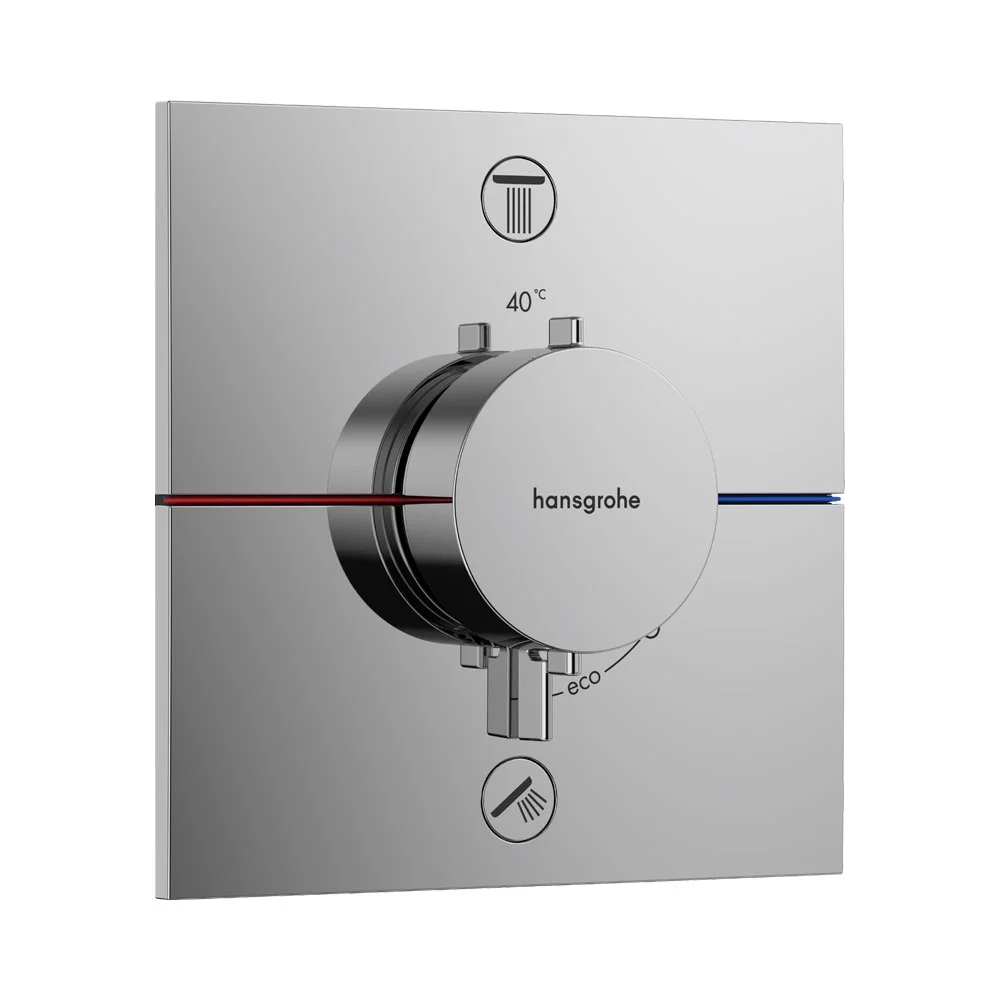 Термостат прихованого монтажу Hansgrohe ShowerSelect Comfort E на 2 функції, Chrome (15572000)