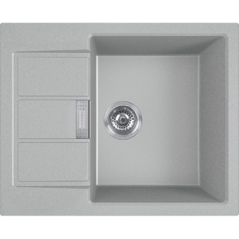 Кухонна мийка Franke S2D 611-62, накладна, оборотна, 62x50, тектонайт сірий (143.0627.383)