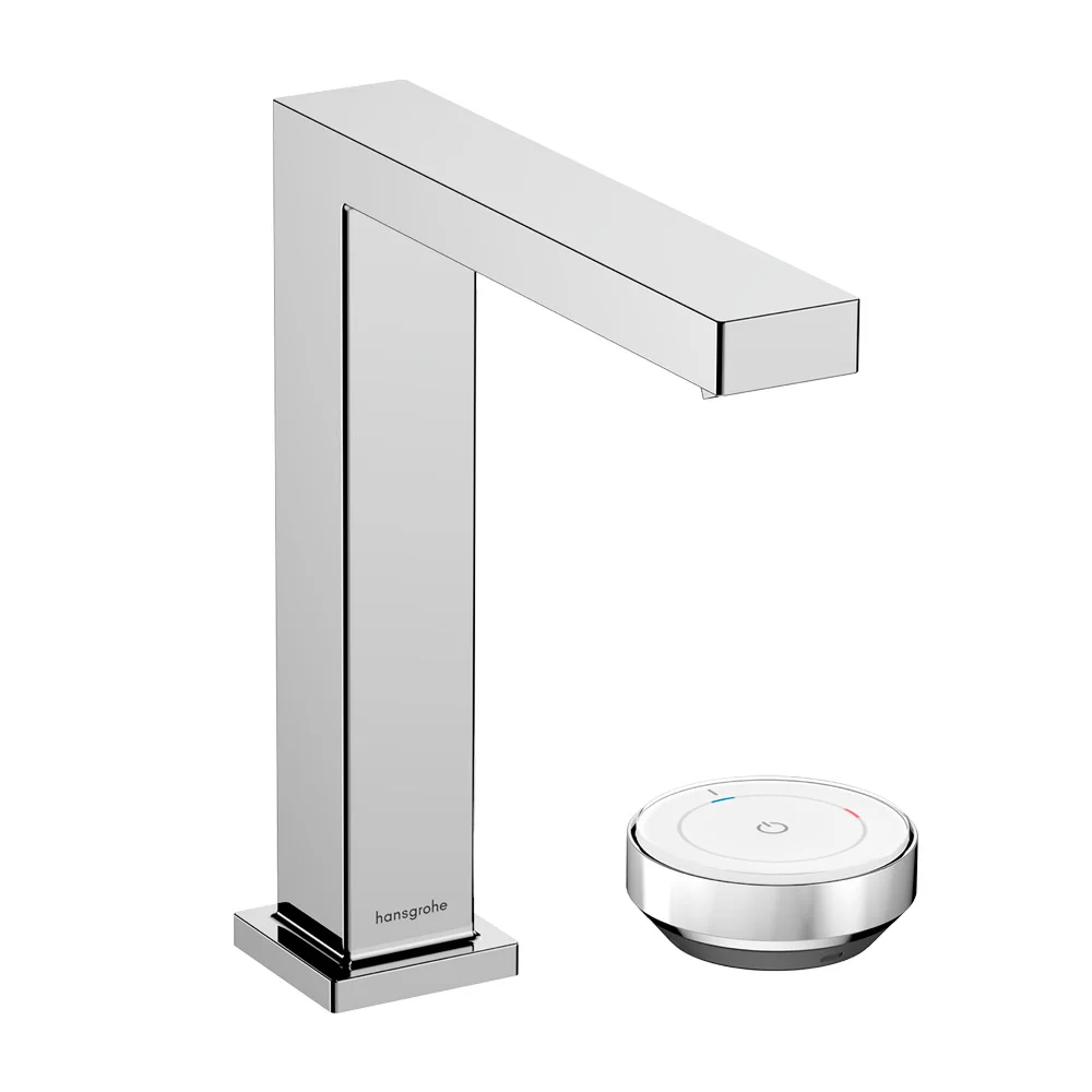 Змішувач Hansgrohe Tecturis E 150 CoolStart на 2 отвори для умивальника, Chrome (73053000)