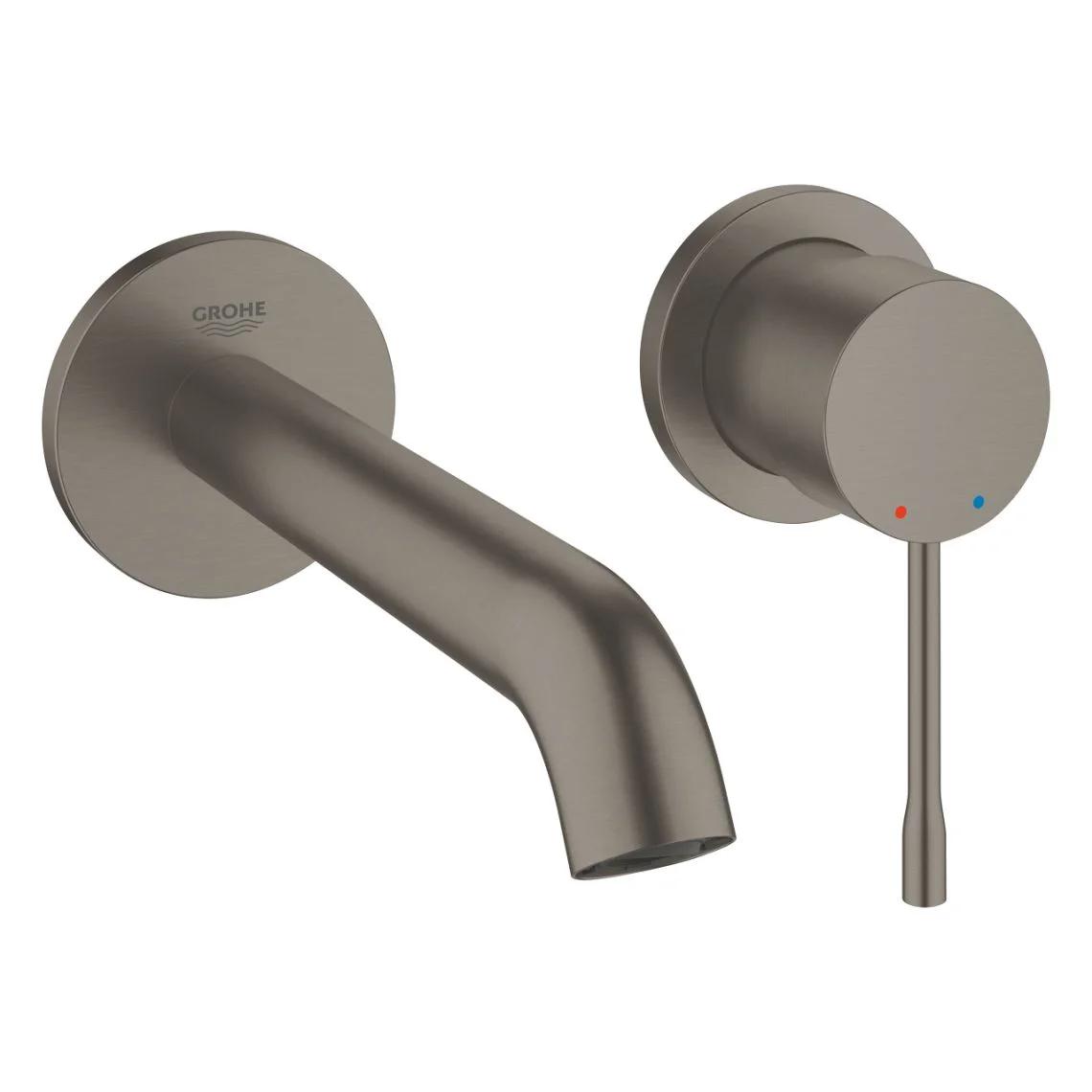 Змішувач для умивальника Grohe Essence M-Size, зовнішня частина, brushed hard graphite (29192AL1)