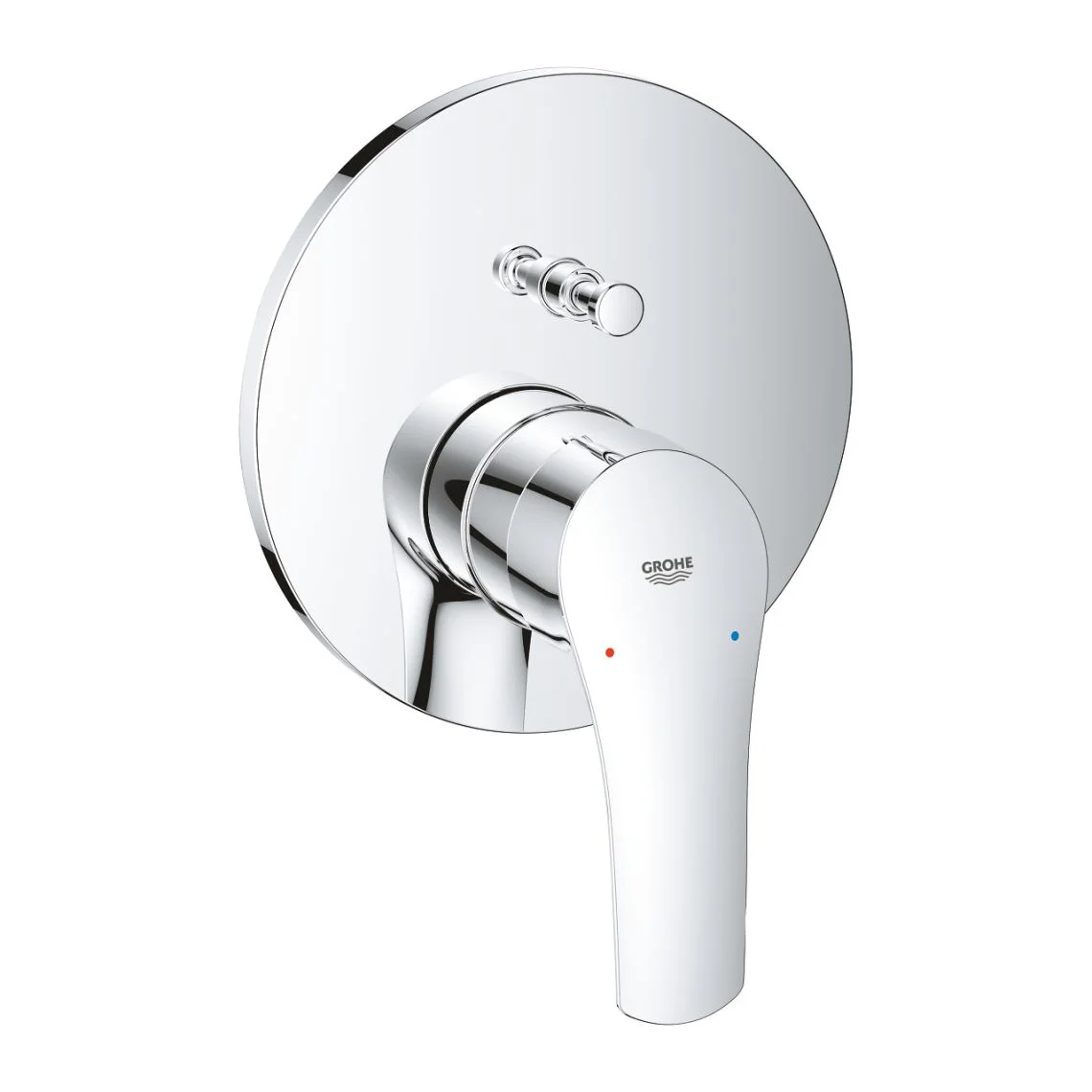 Змішувач для душа прихованого монтажу Grohe Eurosmart 2015, зовнішня частина, хром (24043003)