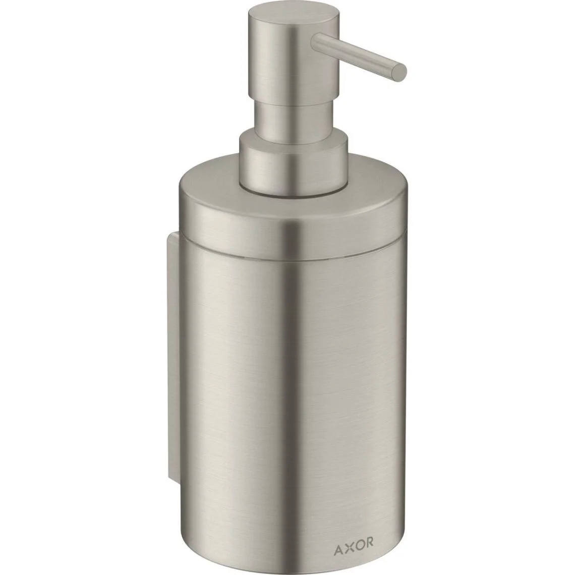 Дозатор рідкого мила Axor Universal Circular, підвісний, Stainless Steel Optic (42810800)