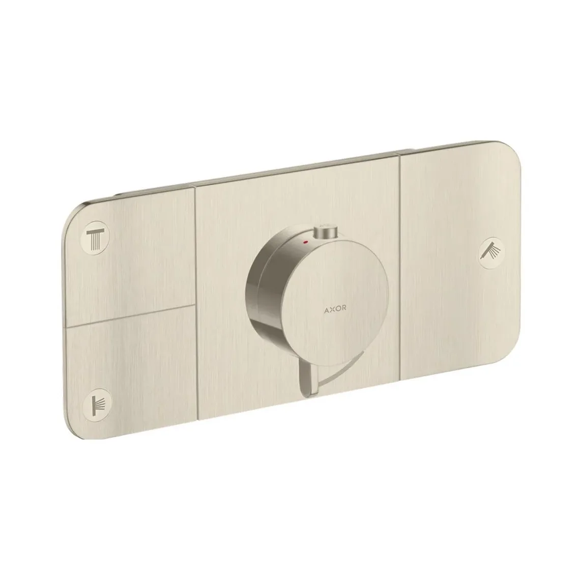 Термостат для душу Axor One, на 3 споживача, Brushed Nickel (45713820)