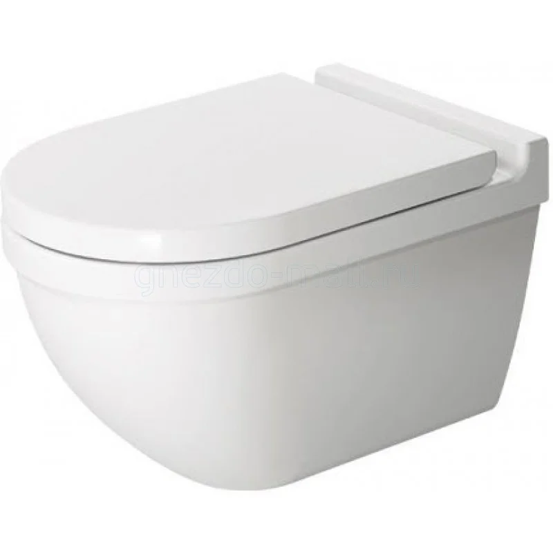 Унітаз підвісний Duravit Rimless Starck 3 з кришкою SoftClose (45270900A1)