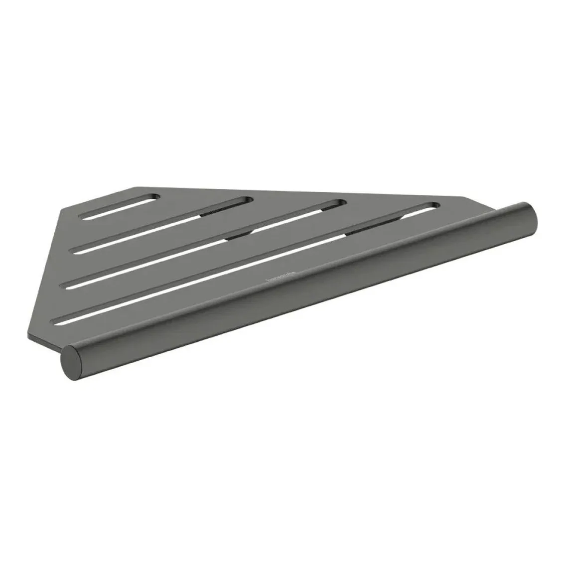 Полиця кутова Hansgrohe AddStoris S, 15.4х15.4x30.2 см, Brushed Black Chrome (41761340)
