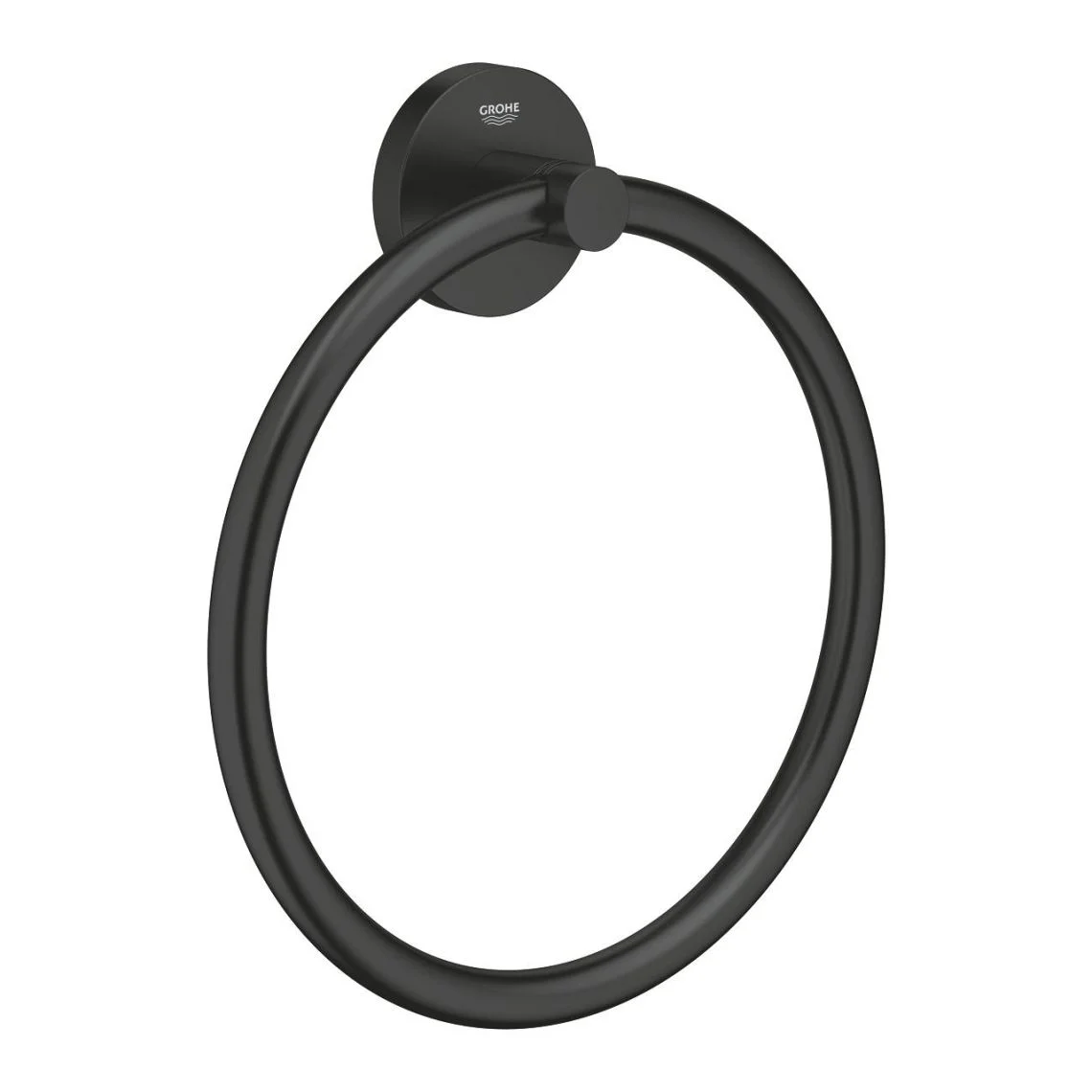 Рушникотримувач Grohe Essentials кільце, чорний матовий (1024612430)