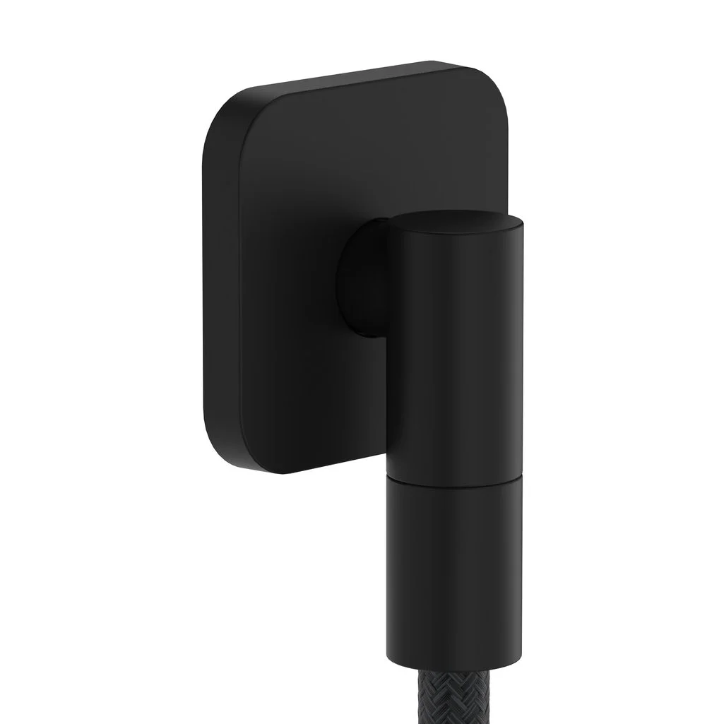 Шлангове підключення Hansgrohe FixFit Fine Q, Matt Black (28884670)