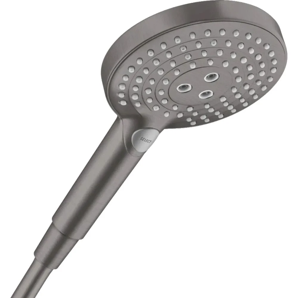 Ручний душ Hansgrohe Raindance Select S 120 3jet EcoSmart 9L, Brushed Black Chrome (26531340)