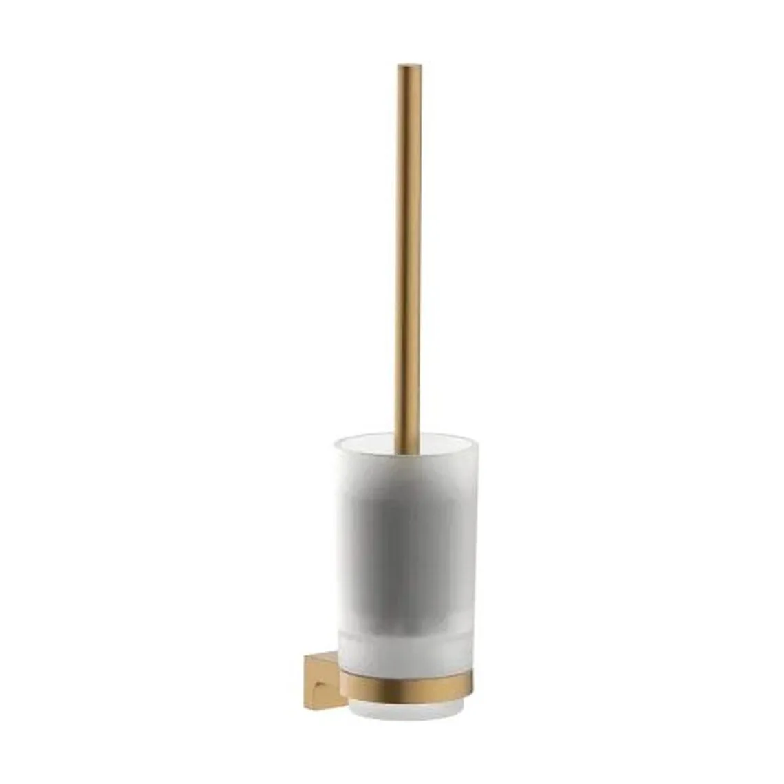 Щітка для унітазу Hansgrohe AddStoris S, підвісна, Brushed Bronze/скло (41782140)