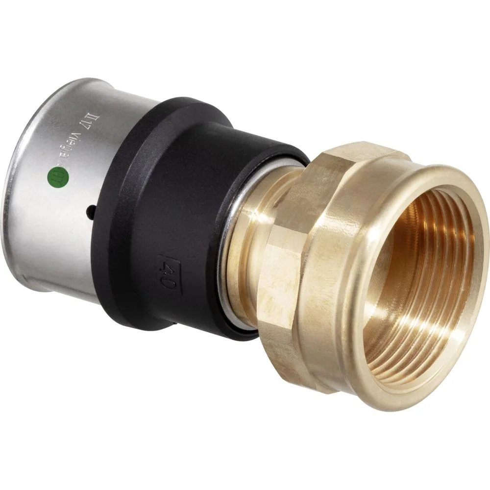 Сполучний елемент Viega Smartpress d=20 мм, ВР=3/4, бронза (729639)