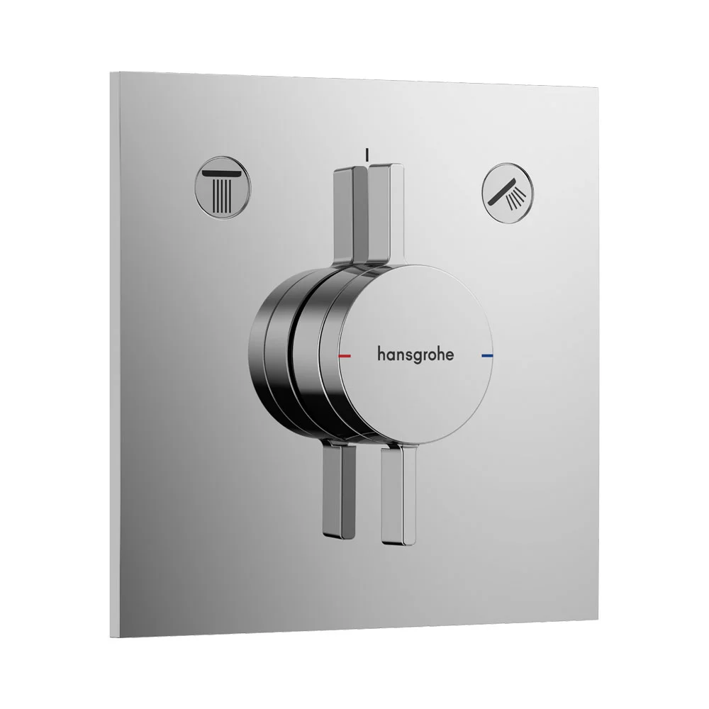Змішувач прихованого монтажу Hansgrohe DuoTurn E на 2 функції, Chrome (75417000)