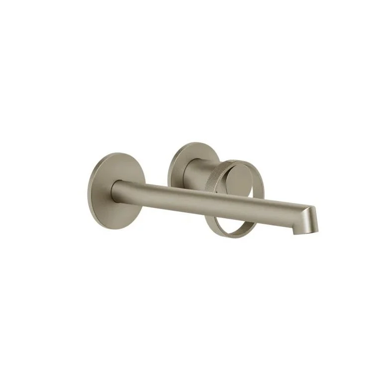 Змішувач для умивальника Gessi, монтаж зі стіни, Finox Brushed Nickel (63383-149)