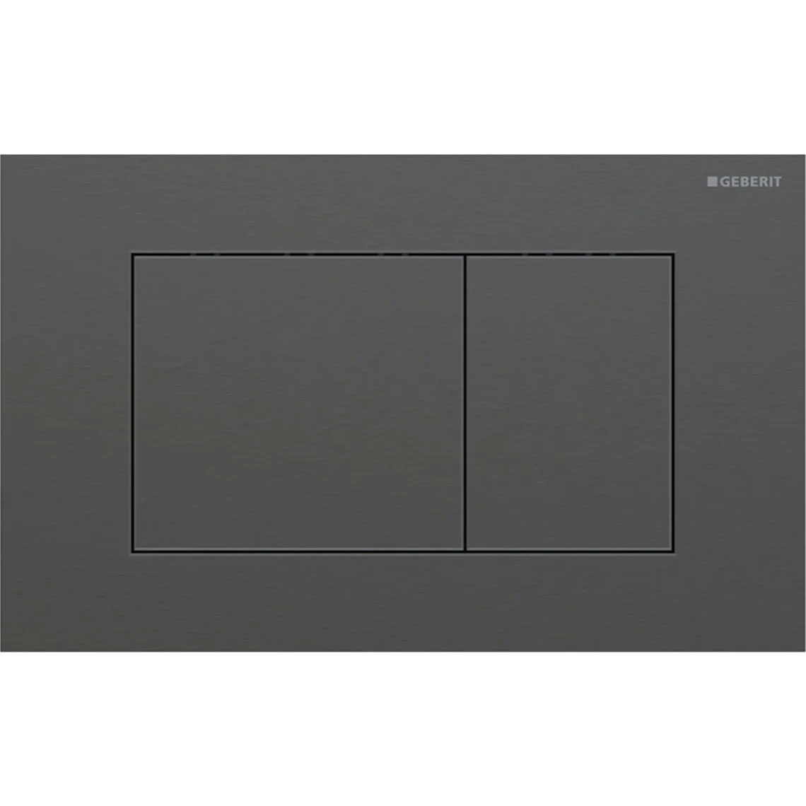 Клавіша змиву Geberit Sigma40 Square, нерж.сталь матова, чорний хром (115.629.QD.1)