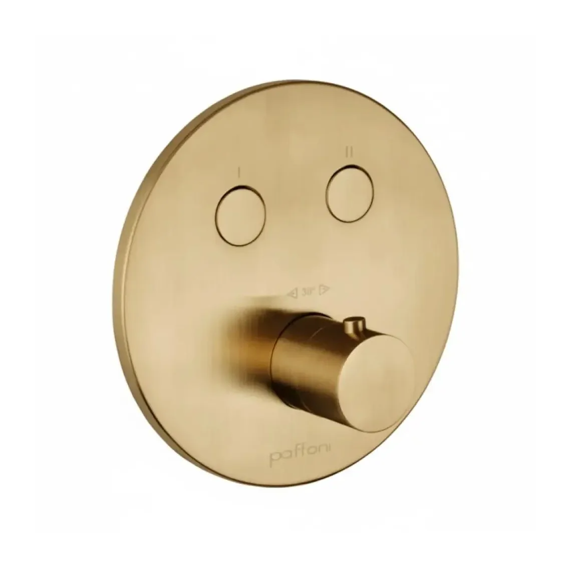 Термостат для душу Paffoni Compact box прихованого монтажу (2 функції), Brushed Honey Gold (CPT018HGSP)