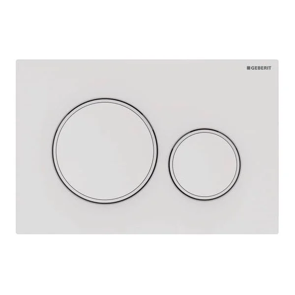 Кнопка змиву Geberit Sigma20, білий матовий/білий (115.882.01.1)