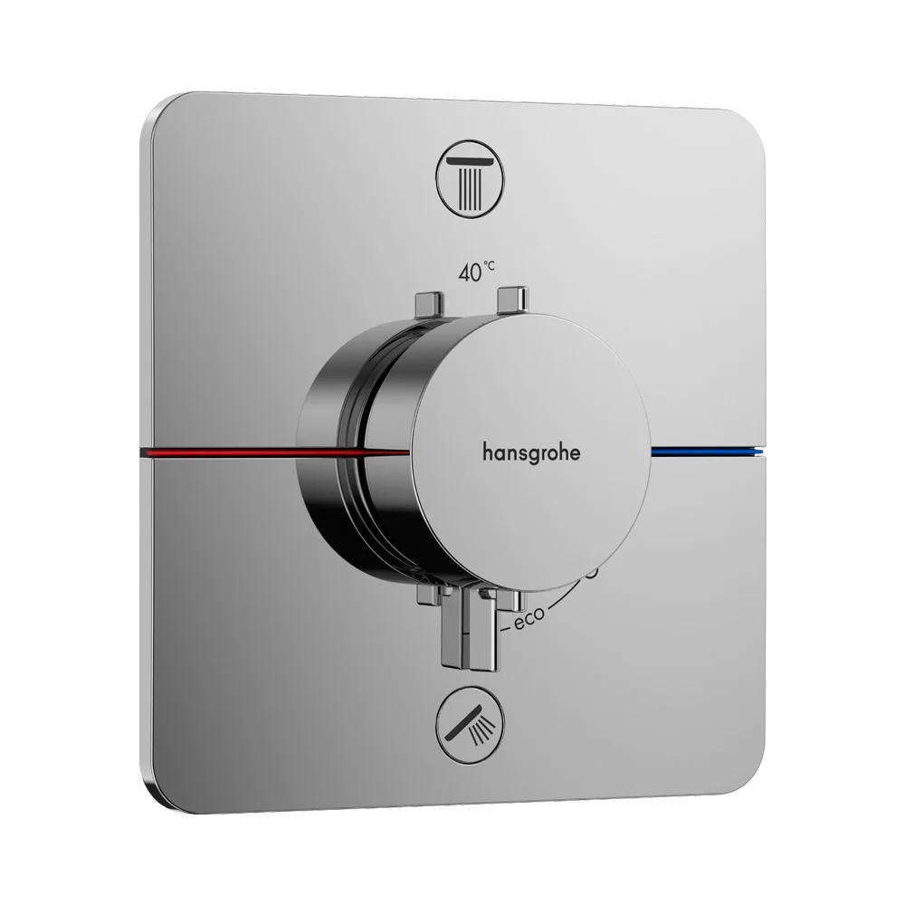 Термостат прихованого монтажу Hansgrohe ShowerSelect Comfort Q на 2 функції, Chrome (15583000)