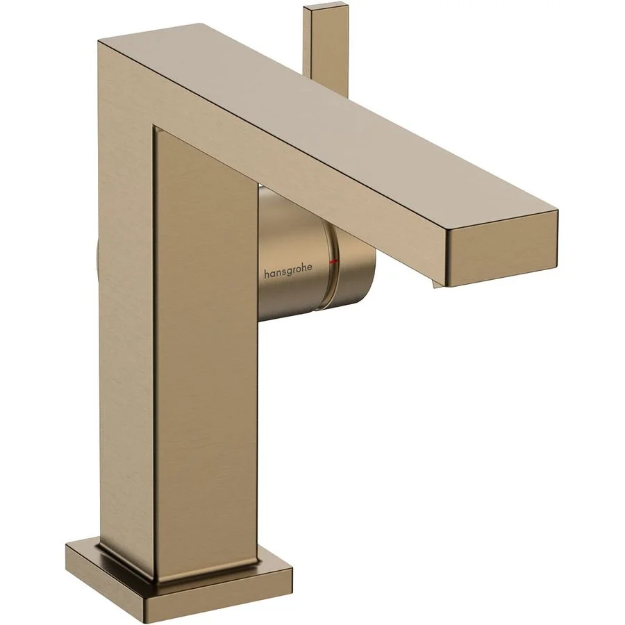 Змішувач для умивальника HansgroheTecturis E 110 Fine CoolStart без донного клапана, Brushed Bronze (73021140)