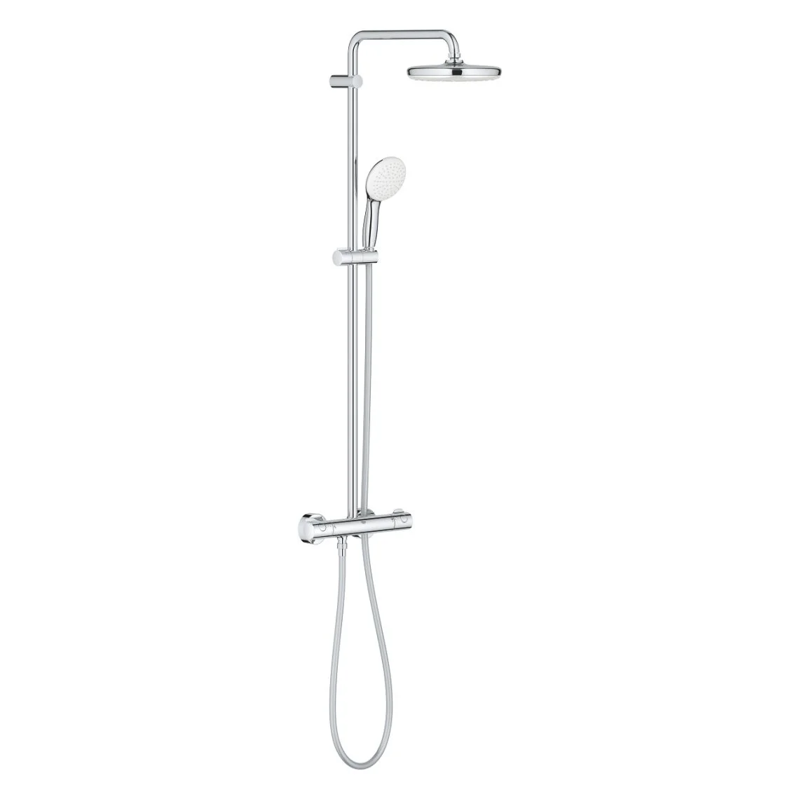Душова система Grohe Tempesta System 210 з термостатом для настінного монтажу, хром (26811001)