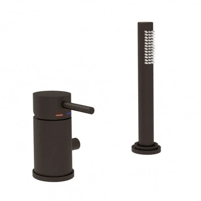 Змішувач на борт ванної Paffoni Light MAX FLOW, Brushed Black Chrome (LIG048NKNSP)