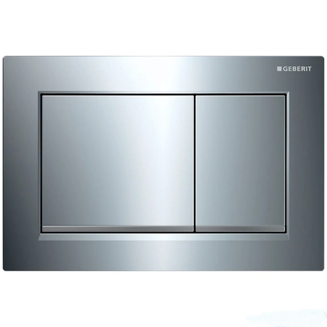 Кнопка змиву Geberit Omega30, хром глянець/матовий хром (115.080.KH.1)
