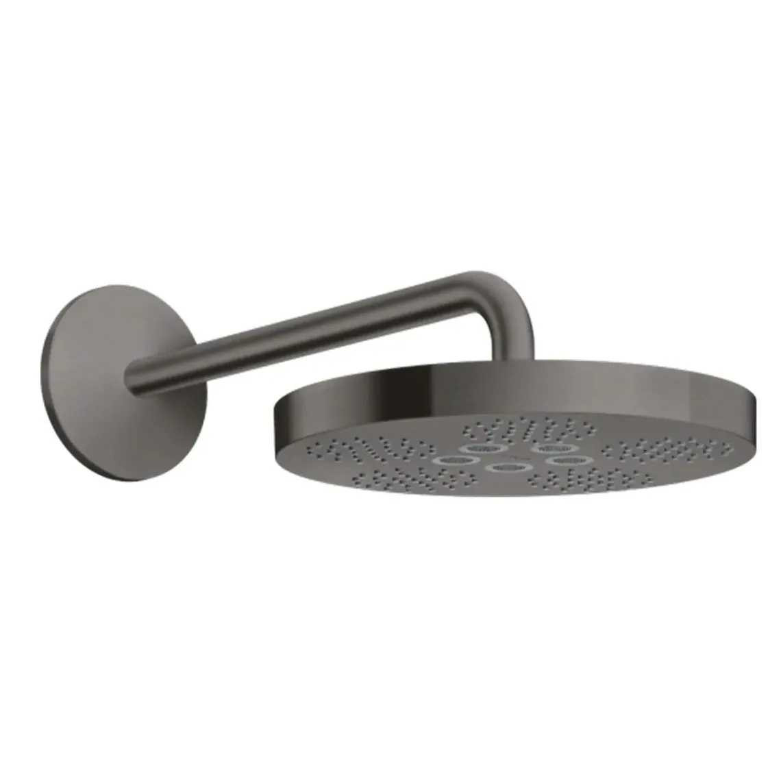 Верхній душ AXOR One 280 1jet із тримачем, Brushed Black Chrome (48491340)