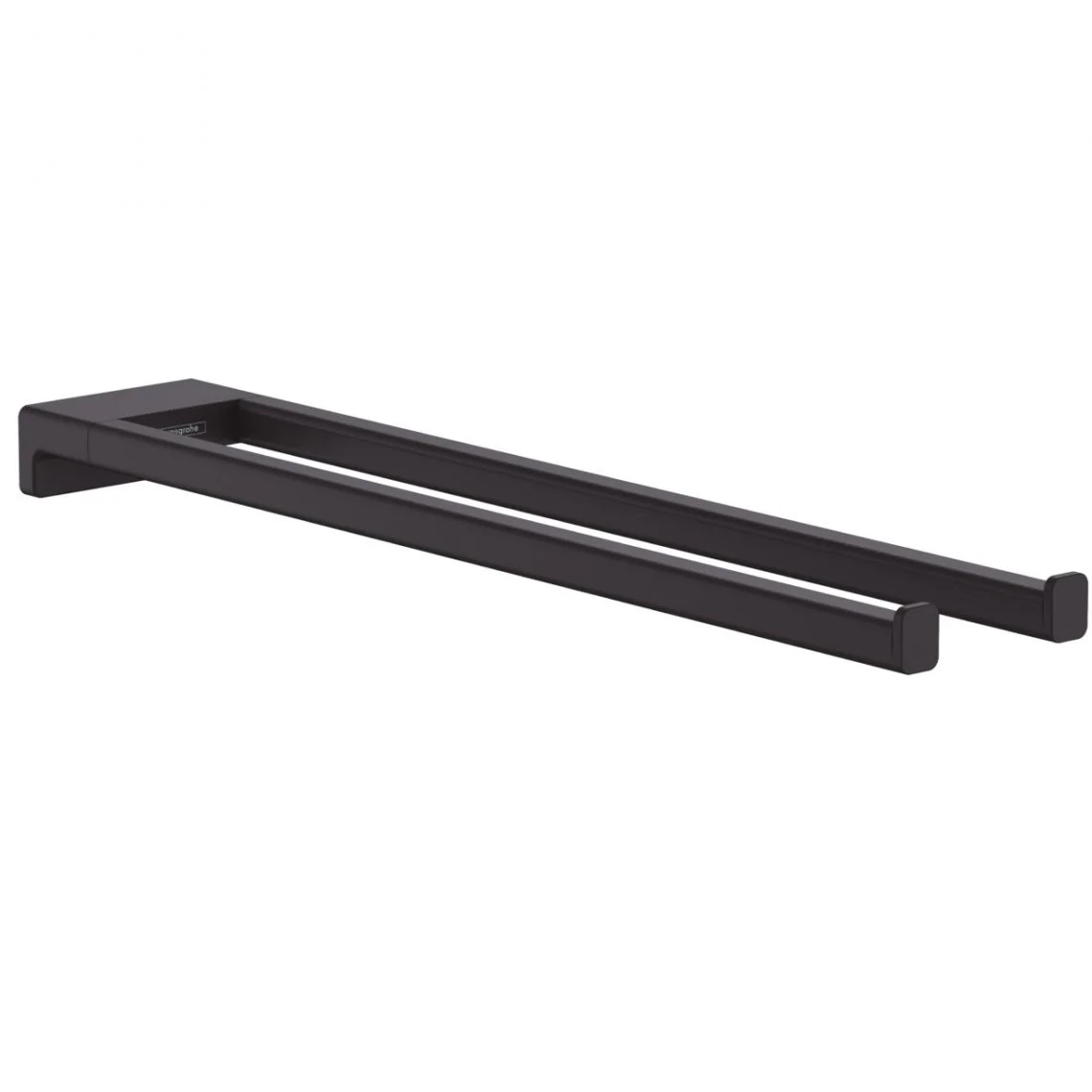 Полотенцедержатель Hansgrohe AddStoris 44,5 см, подвійний, Matt Black (41770670)