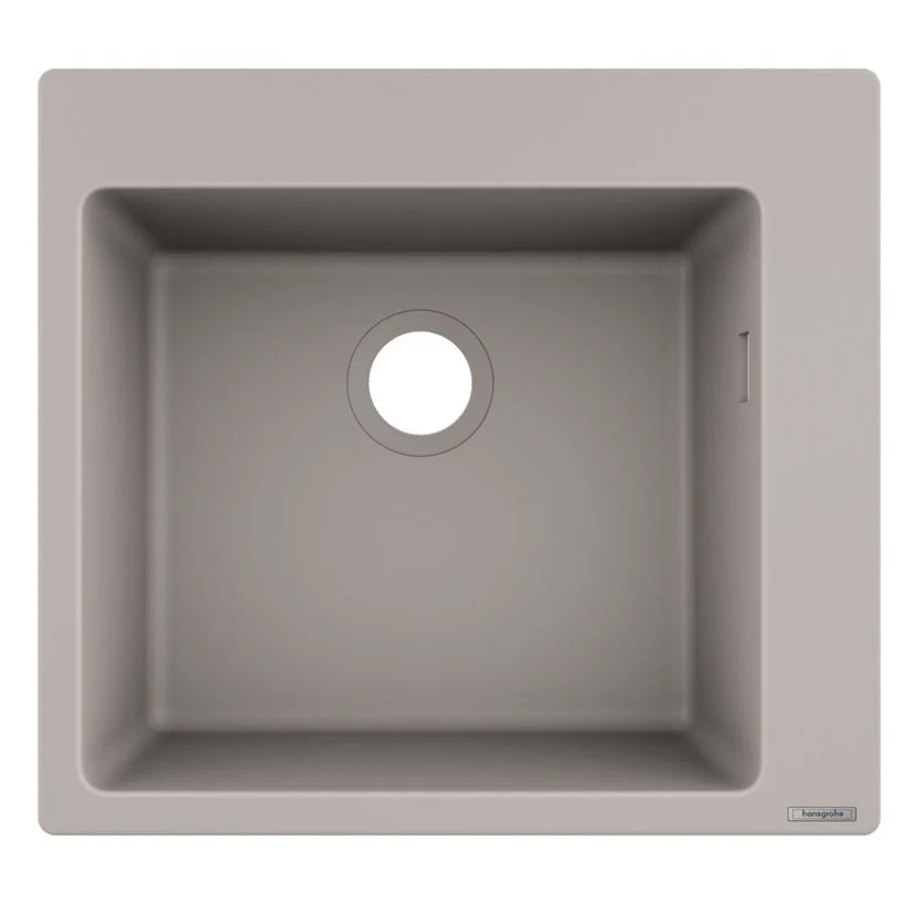 Кухонна мийка Hansgrohe S510-F450 560х510, Concretegrey (43312380)