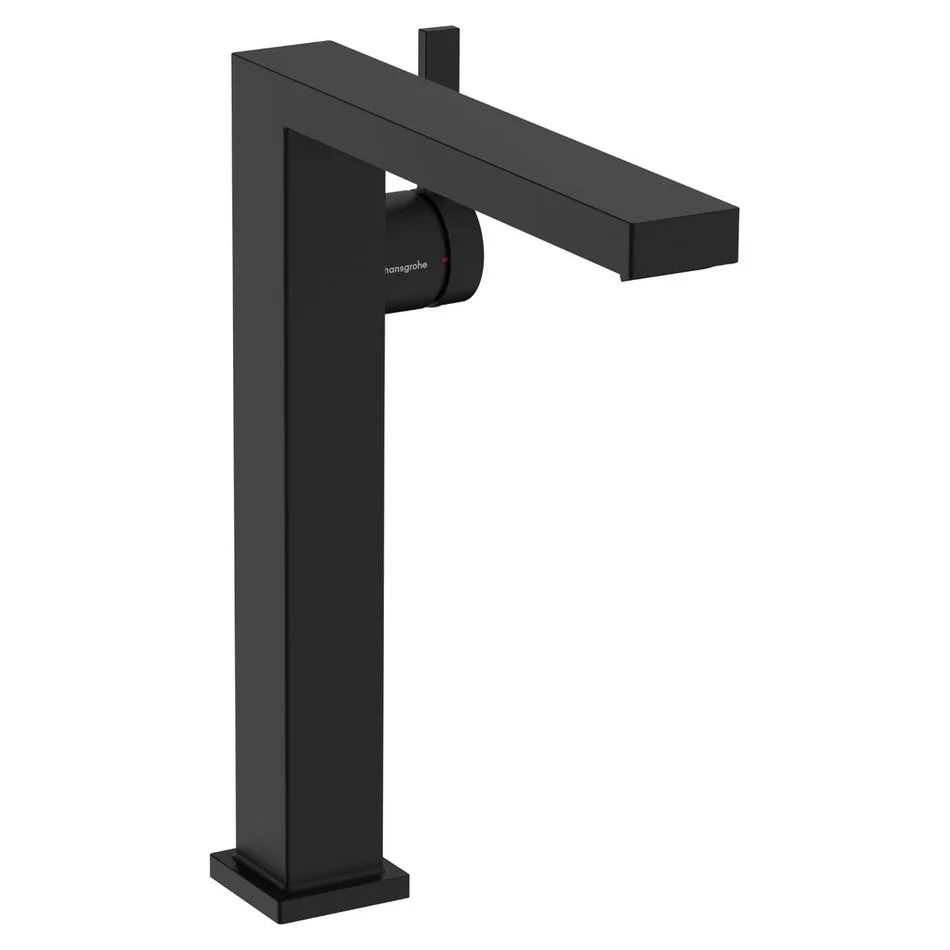 Змішувач для умивальника Hansgrohe Tecturis E 240 Fine CoolStart без донного клапана, Matt Black (73072670)