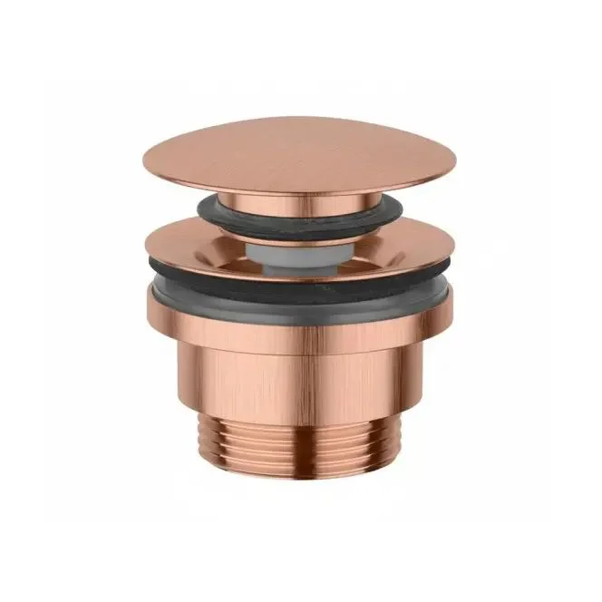 Донний клапан Paffoni Simple Rapid, Clic-Clac 1”1/4G, Brushed Copper PVD (ZSCA050RASP)