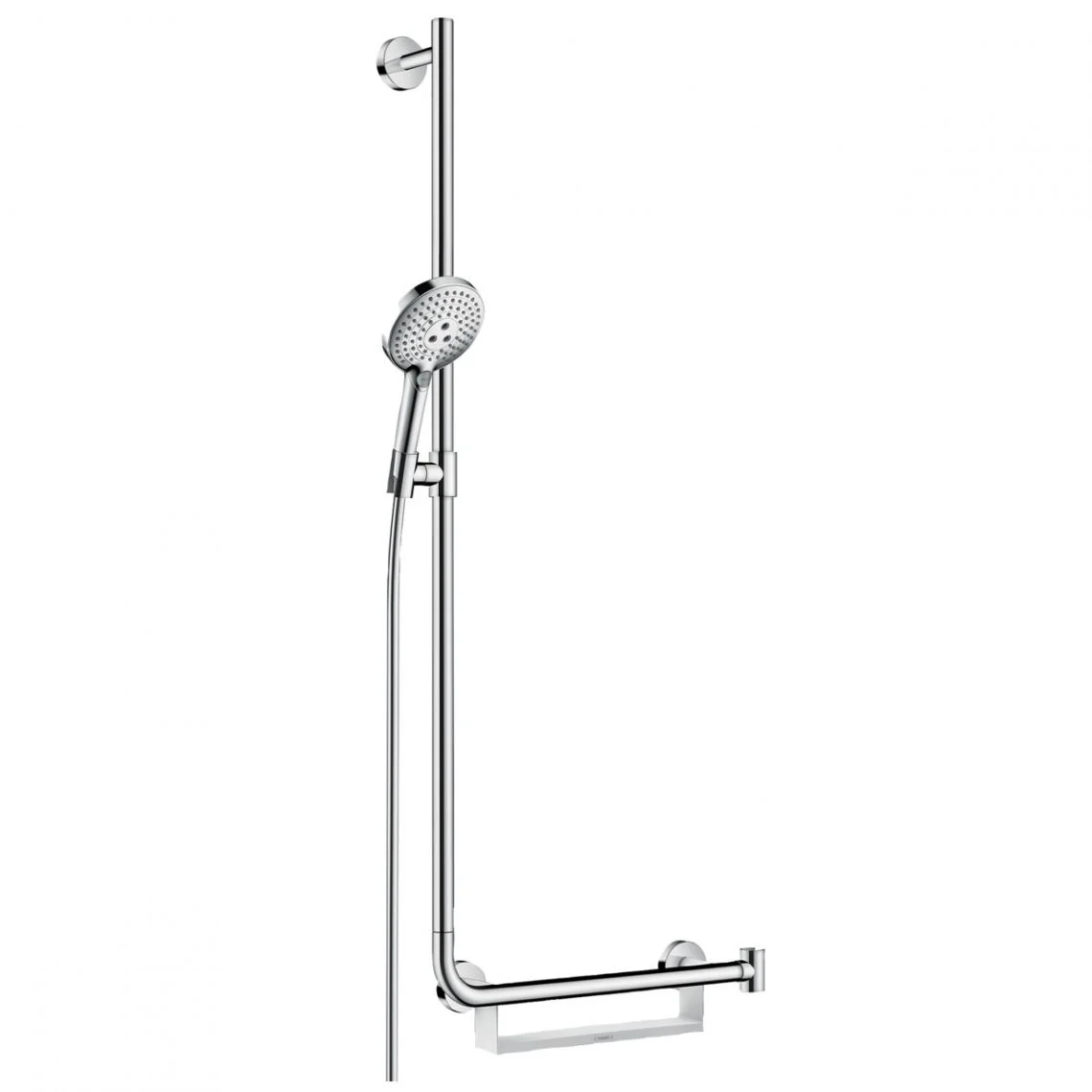 Душовий набір Hansgrohe Raindance Select S 120/110 см 3Jet Left, Chrome (26325000)