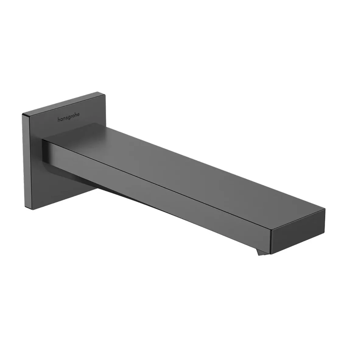 Вилив для ванни Hansgrohe Tecturis E з виступом 210 мм, Brushed Black Chrome (73410340)