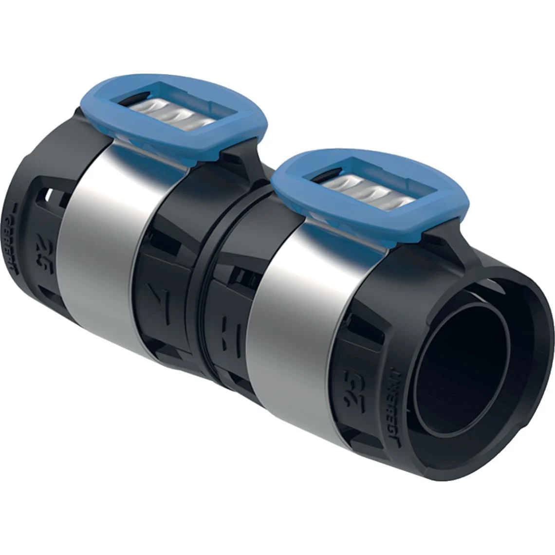Муфта Geberit FlowFit: матеріал = PPSU, d = 25мм (620.012.00.1)