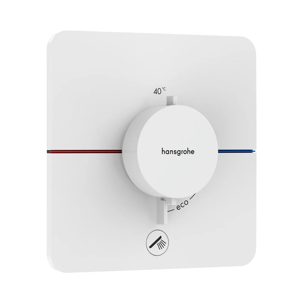 Термостат прихованого монтажу Hansgrohe ShowerSelect Comfort Q HighFlow на 1 функцію, Matt White (15589700)