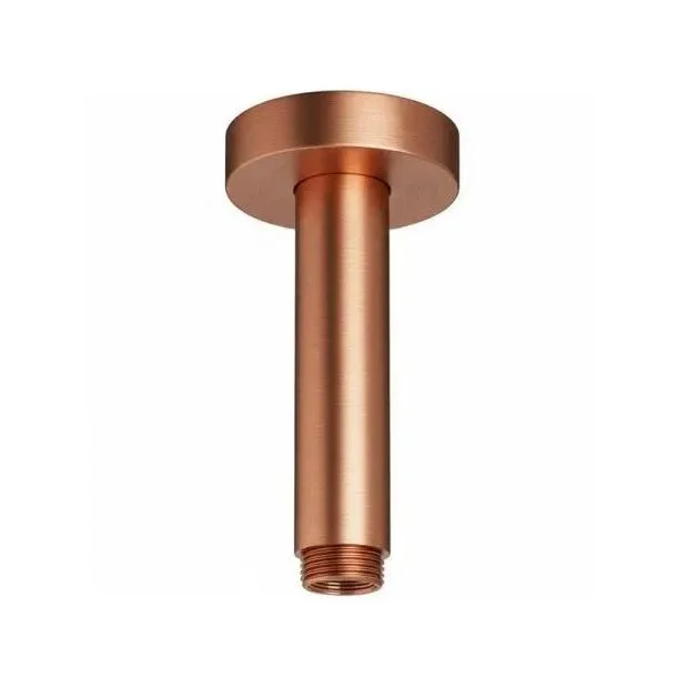Тримач верхнього душу Paffoni, стельовий, круглий d=6 см, l=12 см, Brushed Copper PVD (ZSOF064RASP)