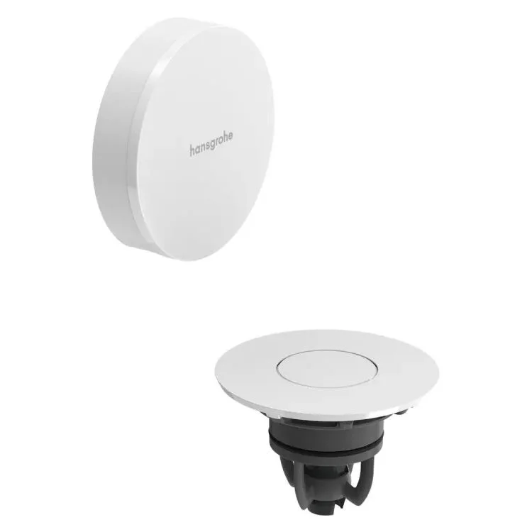 Зовнішня частина Hansgrohe Flexaplus II до сифону на ванну, Matt White/White Gloss (58187700)