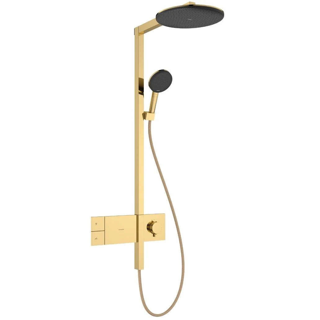 Душова система Hansgrohe Raindance Alive S 300 1jet з ShowerSelect Comfort, Polished Gold Optic (24582990)