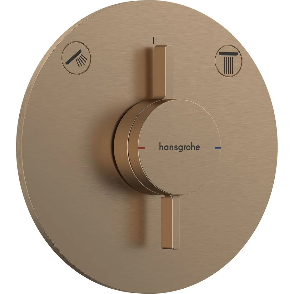 Змішувач Hansgrohe DuoTurn S для душу прихованого монтажу, бронза (75418140)