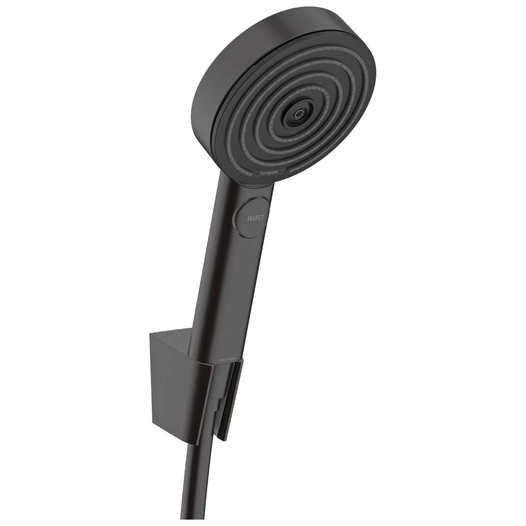 Душовий набір Hansgrohe Pulsify Select Relaxation 105 EcoSmart 3jet Porter 1.6 м, Matt Black (24305670)