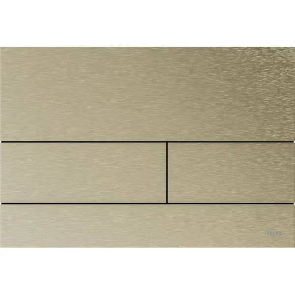 Панель змиву з двома клавішами TECEsquare II, метал, нікель брашований, Brushed nickel (9240843)