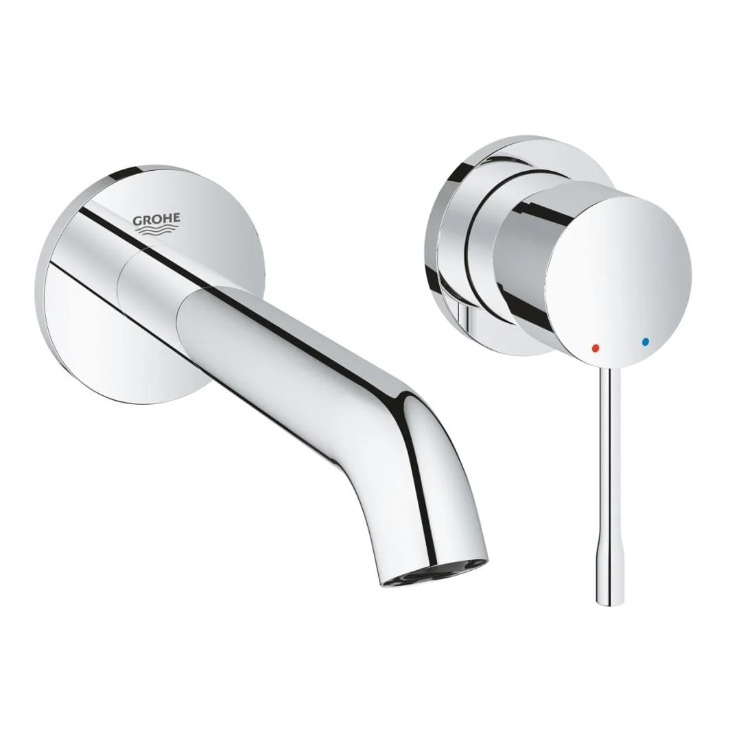 Змішувач для умивальника Grohe Essence New M-Size, зі стіни, зовнішня частина, хром (заміна арт.19408001) (29192001)