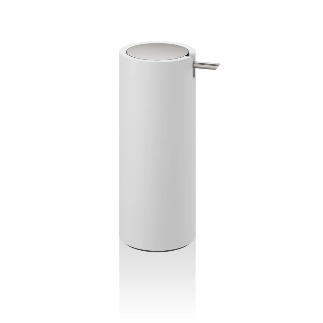 Дозатор для мила Decor Walther STONE SSP white matt-stainless steel matt (0972355)